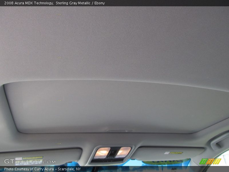 Sterling Gray Metallic / Ebony 2008 Acura MDX Technology
