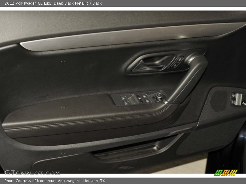 Deep Black Metallic / Black 2012 Volkswagen CC Lux