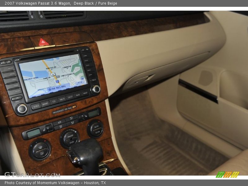 Deep Black / Pure Beige 2007 Volkswagen Passat 3.6 Wagon