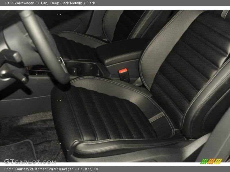 Deep Black Metallic / Black 2012 Volkswagen CC Lux