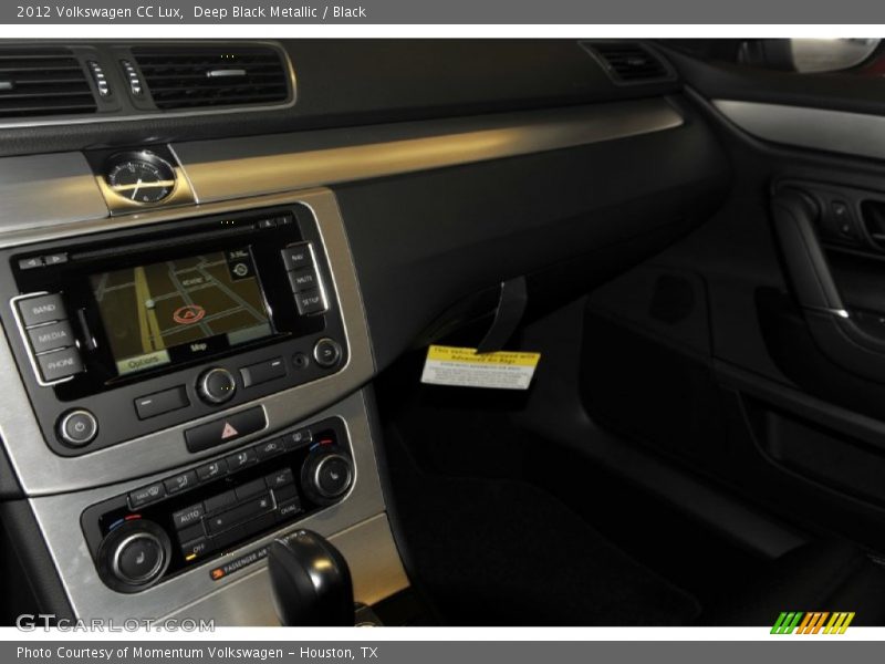 Deep Black Metallic / Black 2012 Volkswagen CC Lux