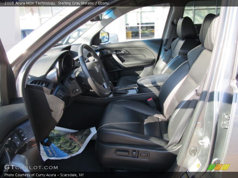 Sterling Gray Metallic / Ebony 2008 Acura MDX Technology