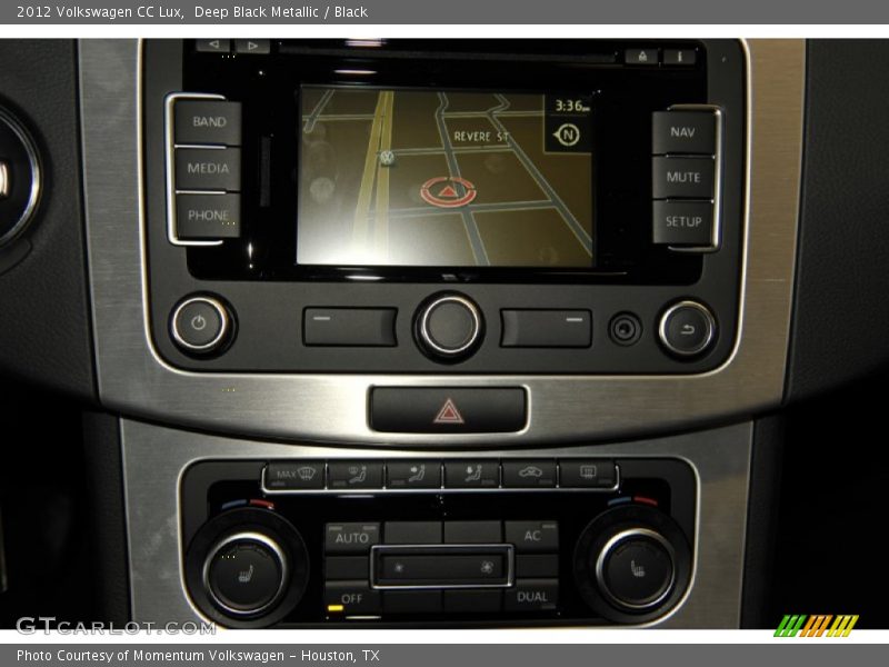 Deep Black Metallic / Black 2012 Volkswagen CC Lux