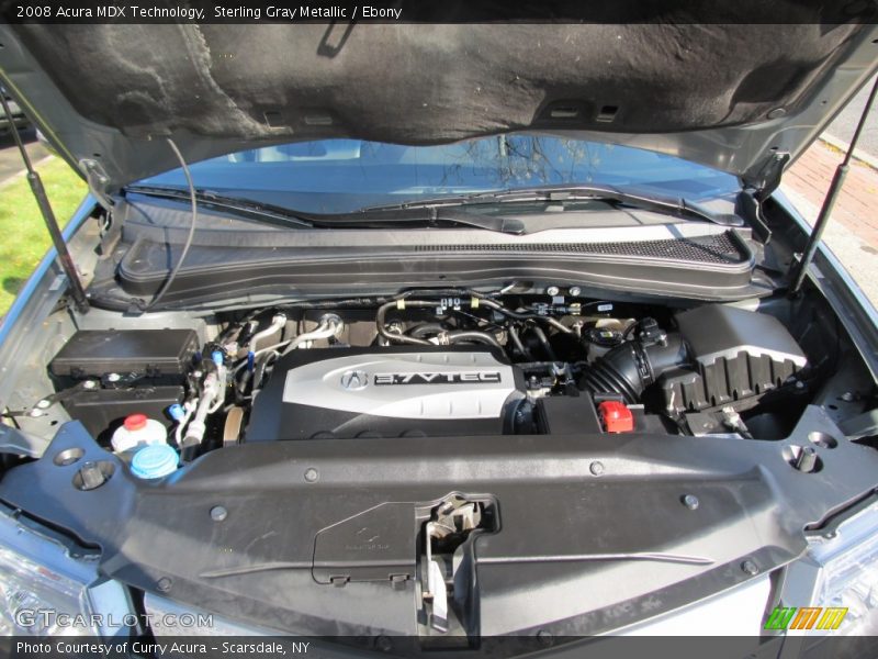 Sterling Gray Metallic / Ebony 2008 Acura MDX Technology