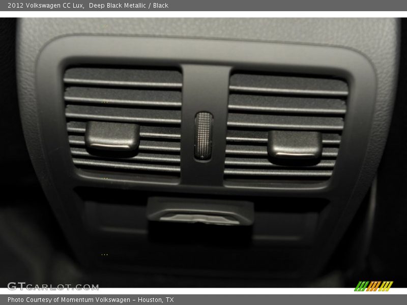 Deep Black Metallic / Black 2012 Volkswagen CC Lux