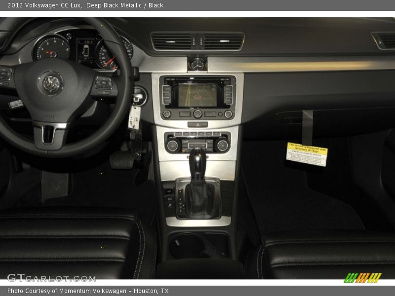 Deep Black Metallic / Black 2012 Volkswagen CC Lux