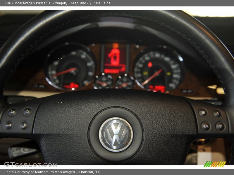 Deep Black / Pure Beige 2007 Volkswagen Passat 3.6 Wagon