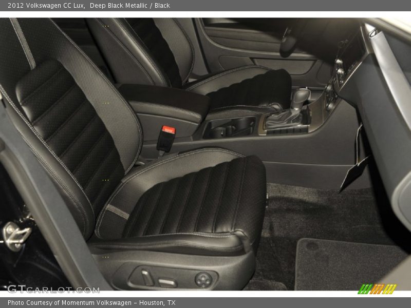 Deep Black Metallic / Black 2012 Volkswagen CC Lux