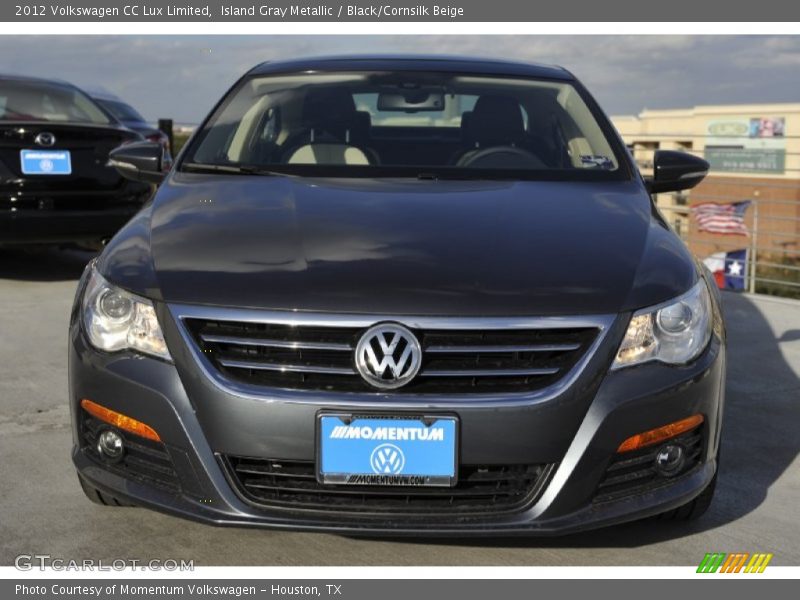 Island Gray Metallic / Black/Cornsilk Beige 2012 Volkswagen CC Lux Limited