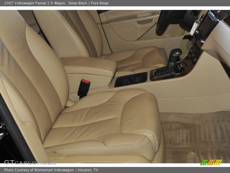Deep Black / Pure Beige 2007 Volkswagen Passat 3.6 Wagon