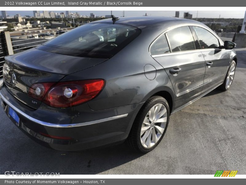 Island Gray Metallic / Black/Cornsilk Beige 2012 Volkswagen CC Lux Limited