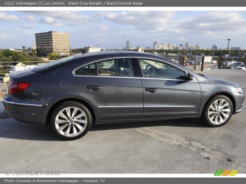 Island Gray Metallic / Black/Cornsilk Beige 2012 Volkswagen CC Lux Limited