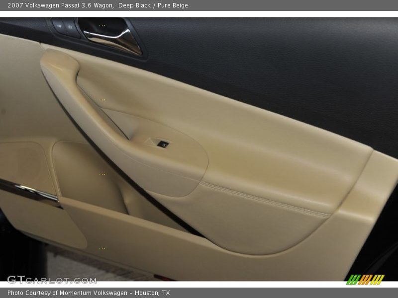 Deep Black / Pure Beige 2007 Volkswagen Passat 3.6 Wagon