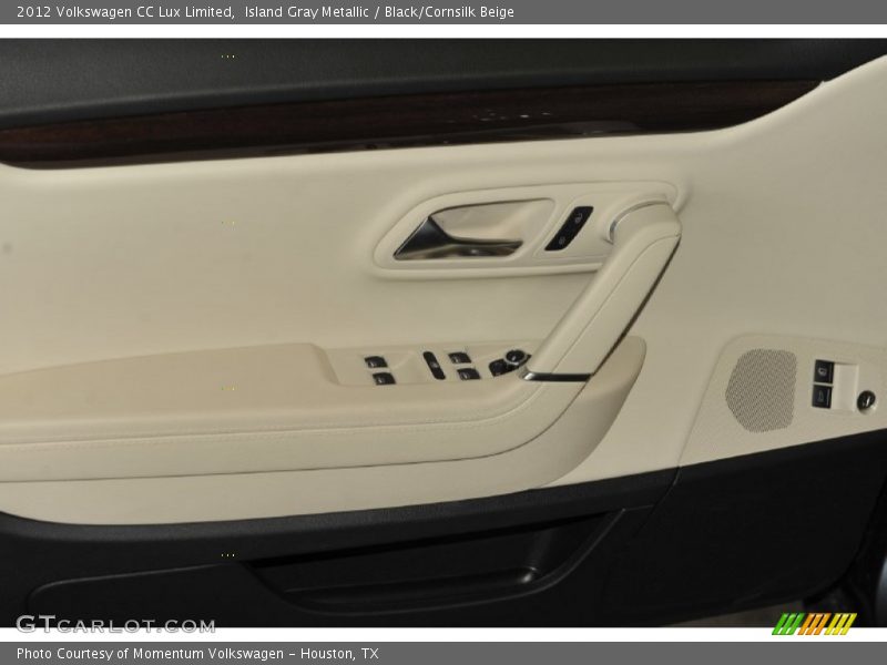 Island Gray Metallic / Black/Cornsilk Beige 2012 Volkswagen CC Lux Limited