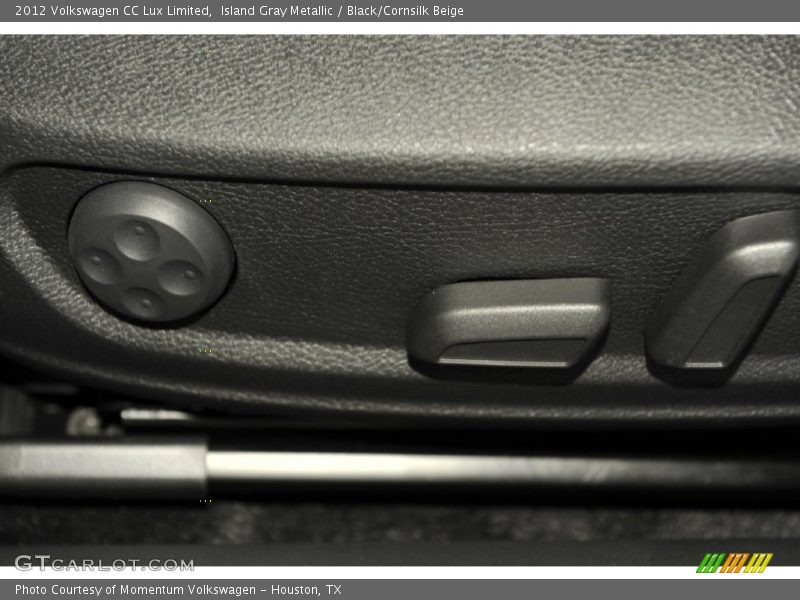 Island Gray Metallic / Black/Cornsilk Beige 2012 Volkswagen CC Lux Limited