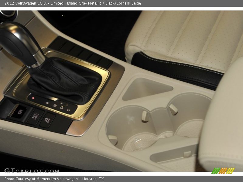 Island Gray Metallic / Black/Cornsilk Beige 2012 Volkswagen CC Lux Limited