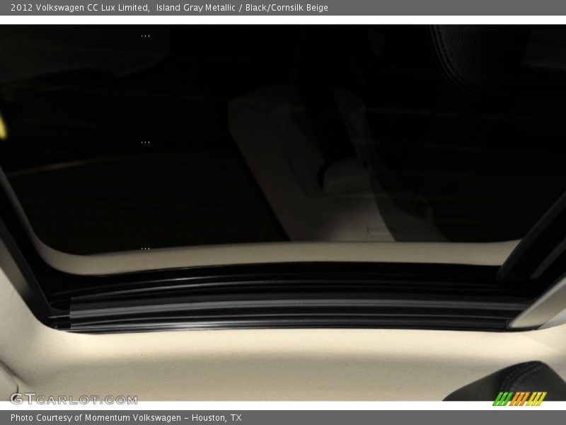 Island Gray Metallic / Black/Cornsilk Beige 2012 Volkswagen CC Lux Limited