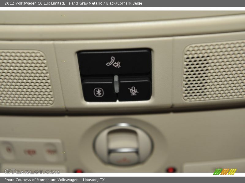 Island Gray Metallic / Black/Cornsilk Beige 2012 Volkswagen CC Lux Limited