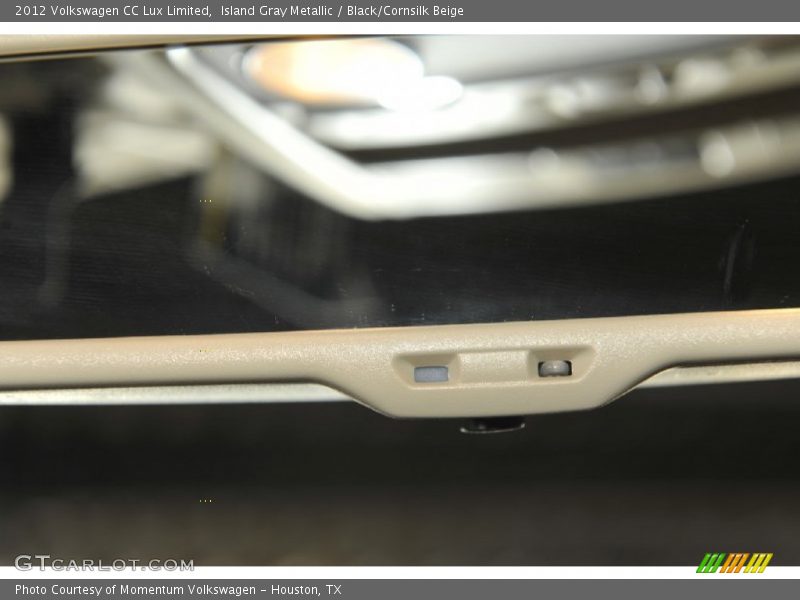 Island Gray Metallic / Black/Cornsilk Beige 2012 Volkswagen CC Lux Limited