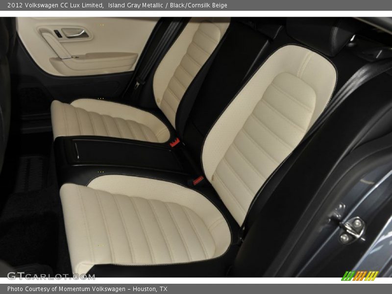 Island Gray Metallic / Black/Cornsilk Beige 2012 Volkswagen CC Lux Limited