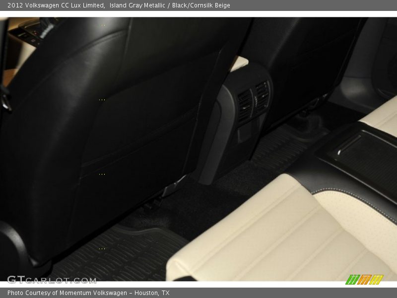 Island Gray Metallic / Black/Cornsilk Beige 2012 Volkswagen CC Lux Limited