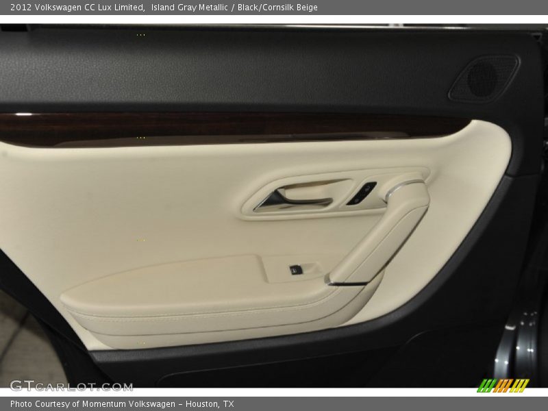 Island Gray Metallic / Black/Cornsilk Beige 2012 Volkswagen CC Lux Limited