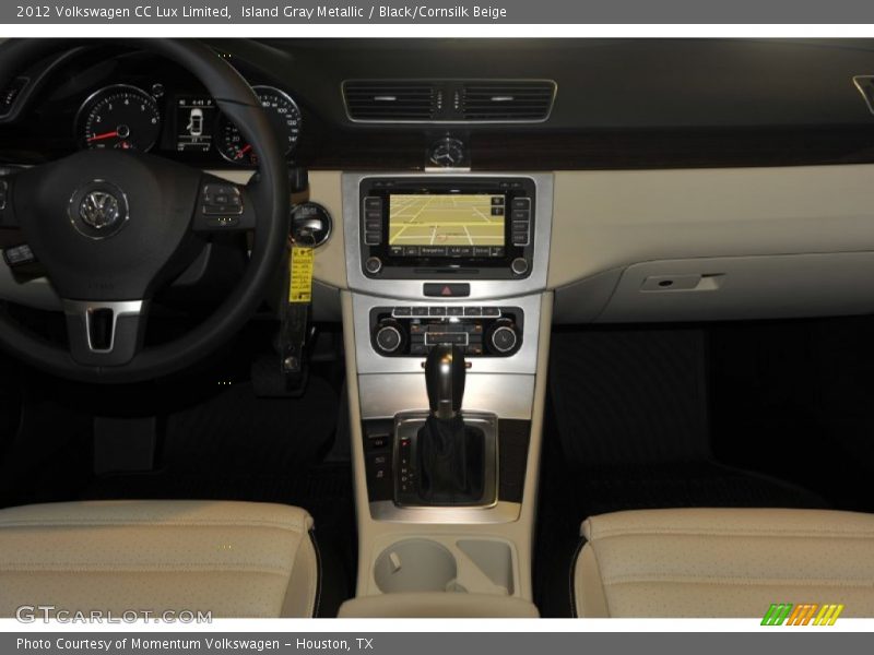 Island Gray Metallic / Black/Cornsilk Beige 2012 Volkswagen CC Lux Limited