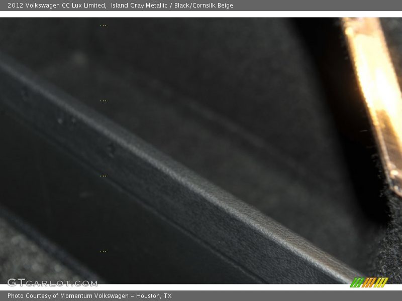 Island Gray Metallic / Black/Cornsilk Beige 2012 Volkswagen CC Lux Limited