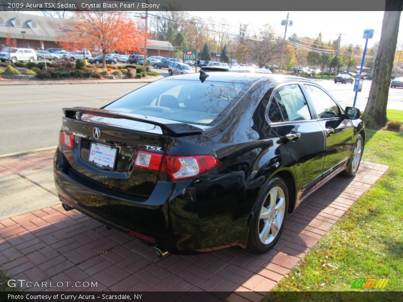 Crystal Black Pearl / Ebony 2009 Acura TSX Sedan