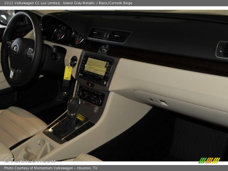 Island Gray Metallic / Black/Cornsilk Beige 2012 Volkswagen CC Lux Limited