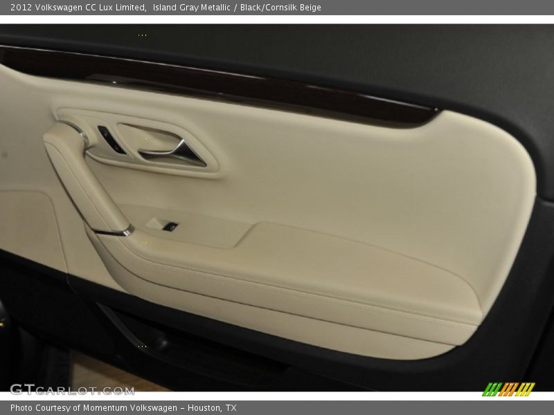 Island Gray Metallic / Black/Cornsilk Beige 2012 Volkswagen CC Lux Limited