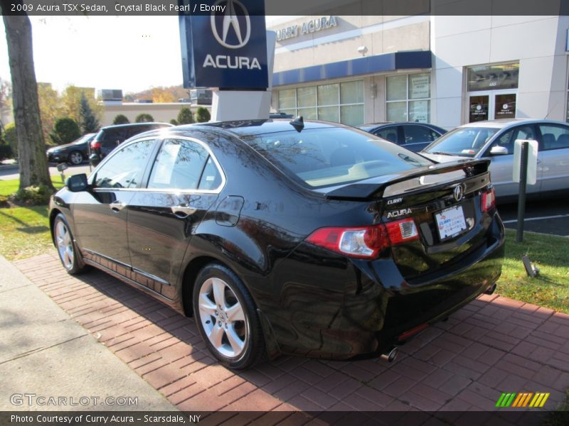 Crystal Black Pearl / Ebony 2009 Acura TSX Sedan