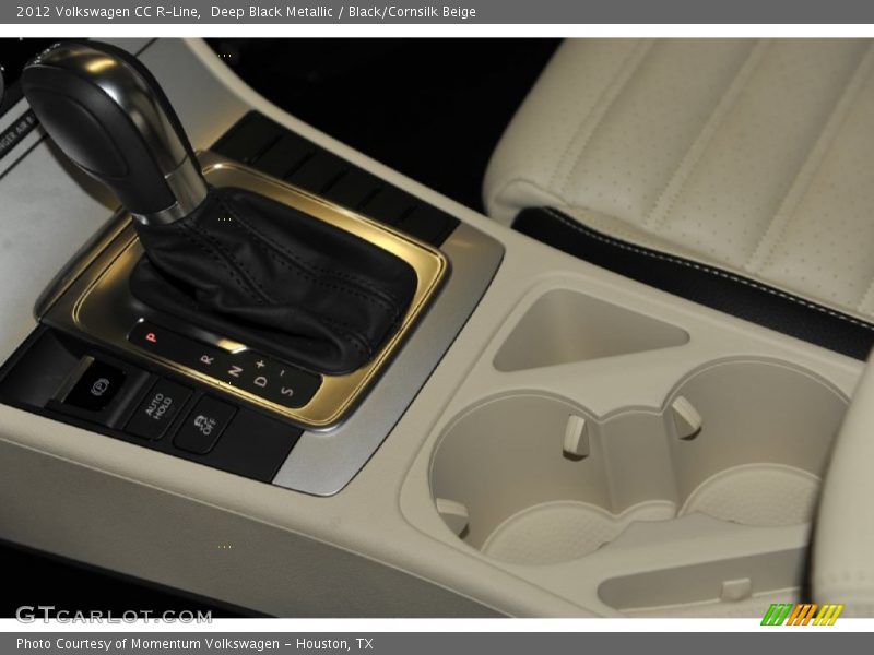 Deep Black Metallic / Black/Cornsilk Beige 2012 Volkswagen CC R-Line