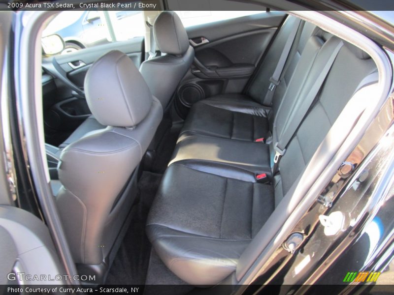 Crystal Black Pearl / Ebony 2009 Acura TSX Sedan