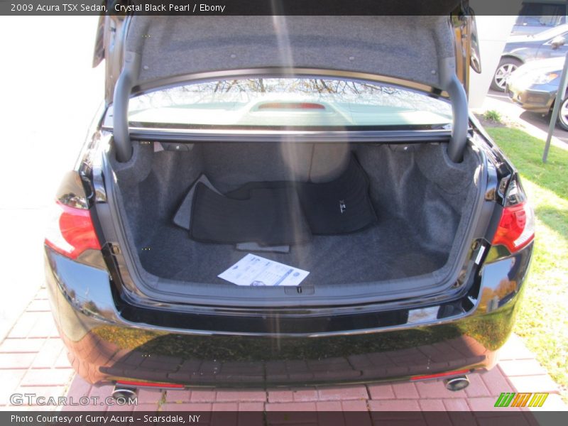 Crystal Black Pearl / Ebony 2009 Acura TSX Sedan