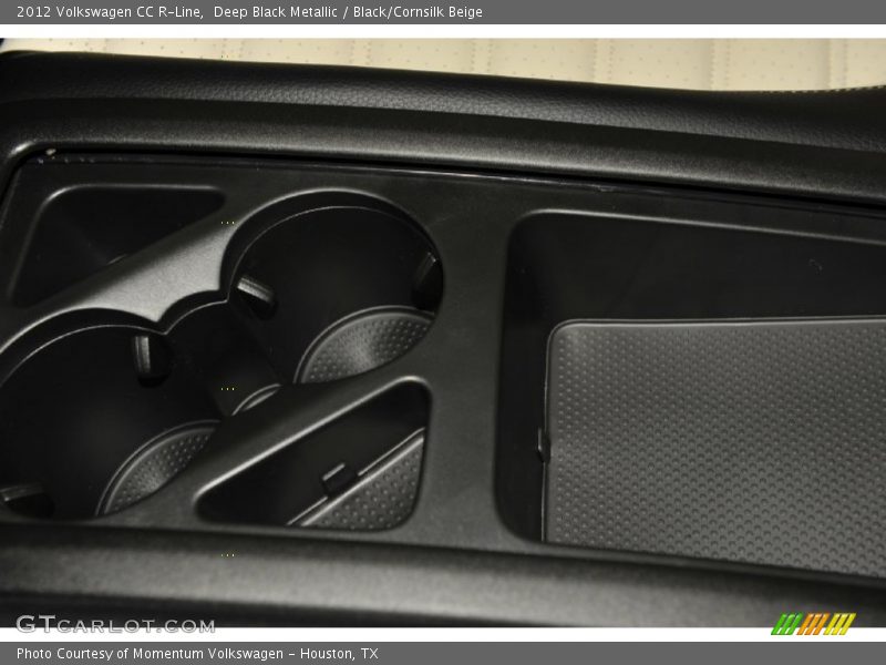 Deep Black Metallic / Black/Cornsilk Beige 2012 Volkswagen CC R-Line