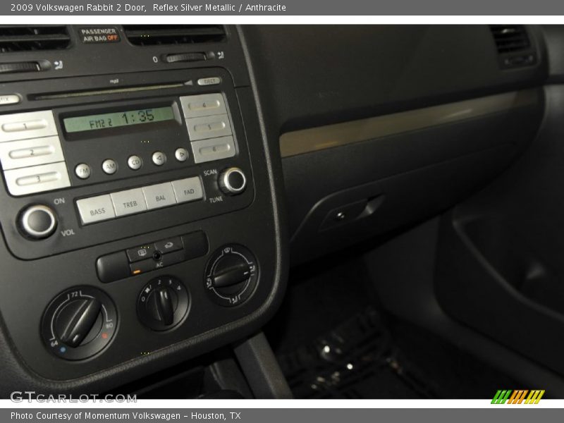 Reflex Silver Metallic / Anthracite 2009 Volkswagen Rabbit 2 Door