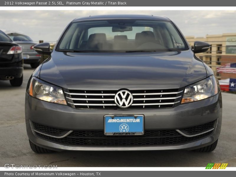 Platinum Gray Metallic / Titan Black 2012 Volkswagen Passat 2.5L SEL