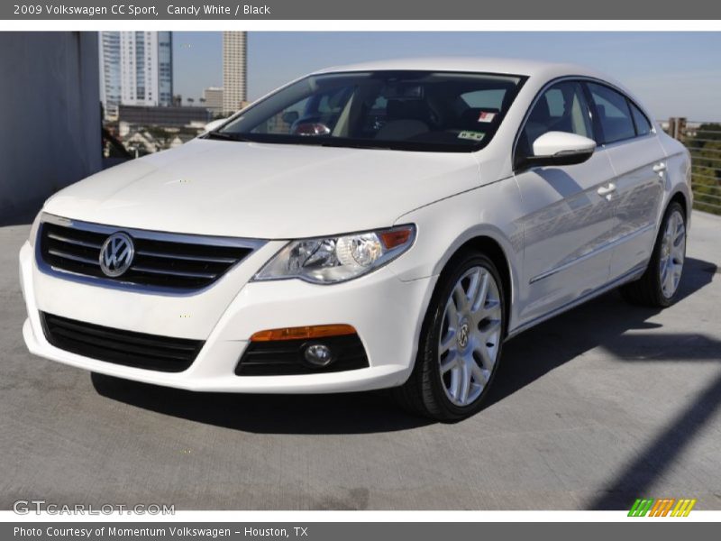 Candy White / Black 2009 Volkswagen CC Sport
