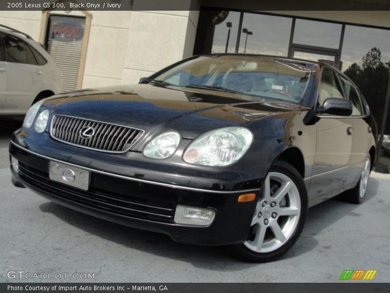 Black Onyx / Ivory 2005 Lexus GS 300