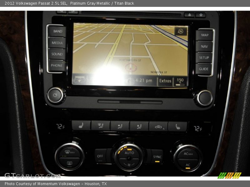 Platinum Gray Metallic / Titan Black 2012 Volkswagen Passat 2.5L SEL