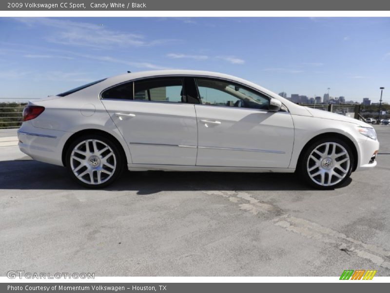 Candy White / Black 2009 Volkswagen CC Sport