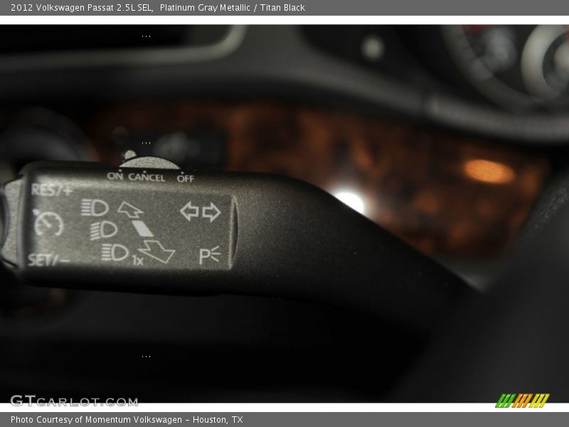 Platinum Gray Metallic / Titan Black 2012 Volkswagen Passat 2.5L SEL