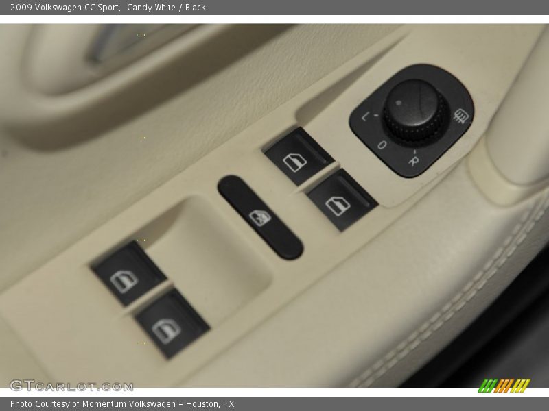 Candy White / Black 2009 Volkswagen CC Sport