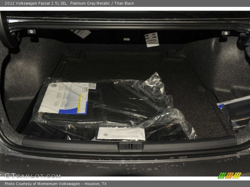 Platinum Gray Metallic / Titan Black 2012 Volkswagen Passat 2.5L SEL