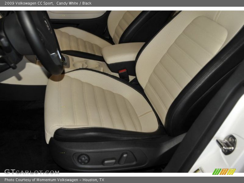 Candy White / Black 2009 Volkswagen CC Sport