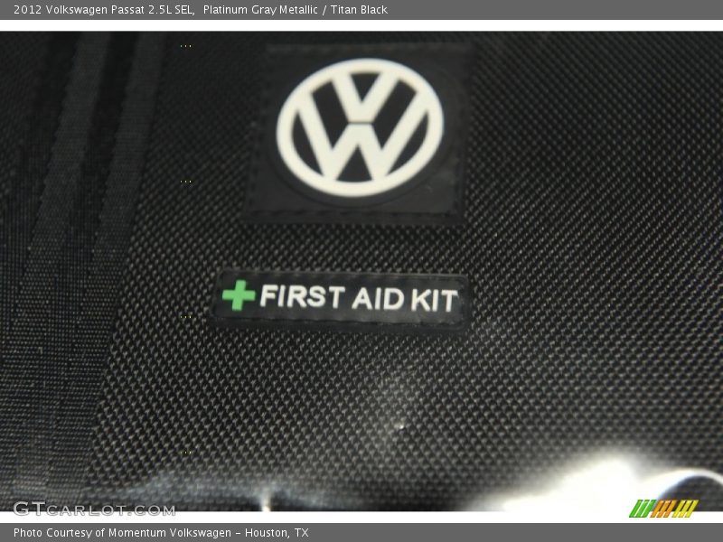Platinum Gray Metallic / Titan Black 2012 Volkswagen Passat 2.5L SEL