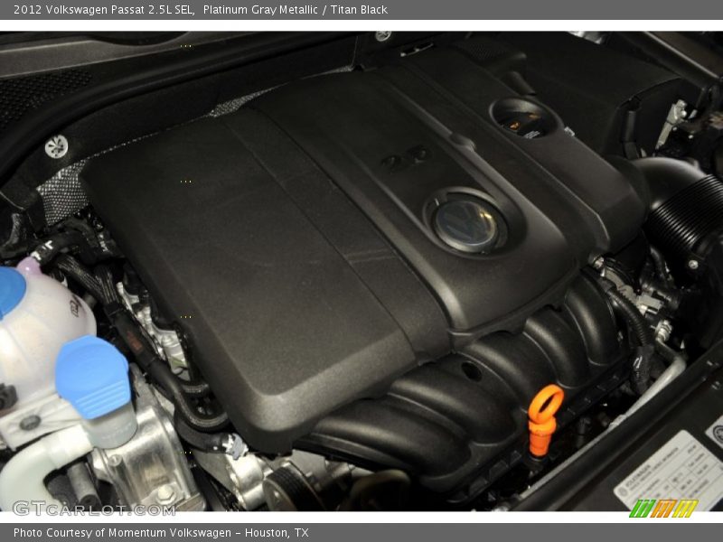 Platinum Gray Metallic / Titan Black 2012 Volkswagen Passat 2.5L SEL