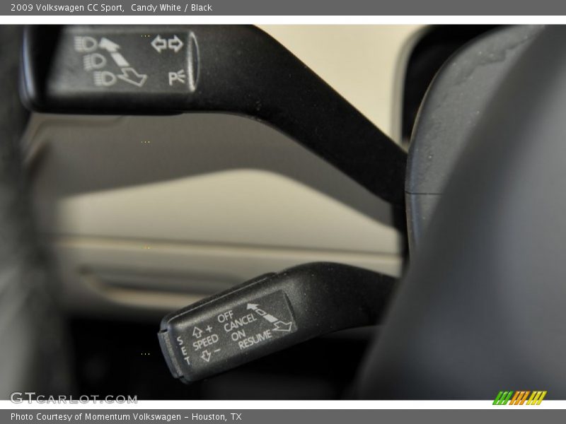 Candy White / Black 2009 Volkswagen CC Sport
