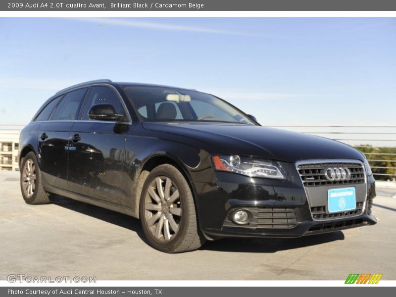 Brilliant Black / Cardamom Beige 2009 Audi A4 2.0T quattro Avant